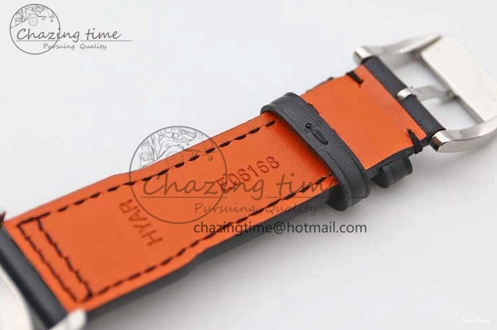 MIROTIME 0506 Vibrant Mark XVIII IW327001 SS M+F 1:1 Best Edition Black Dial on Black Leather Strap A 7055